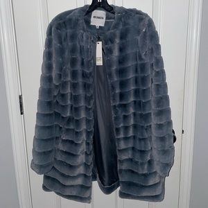 BRAND NEW blue fuzzy coat